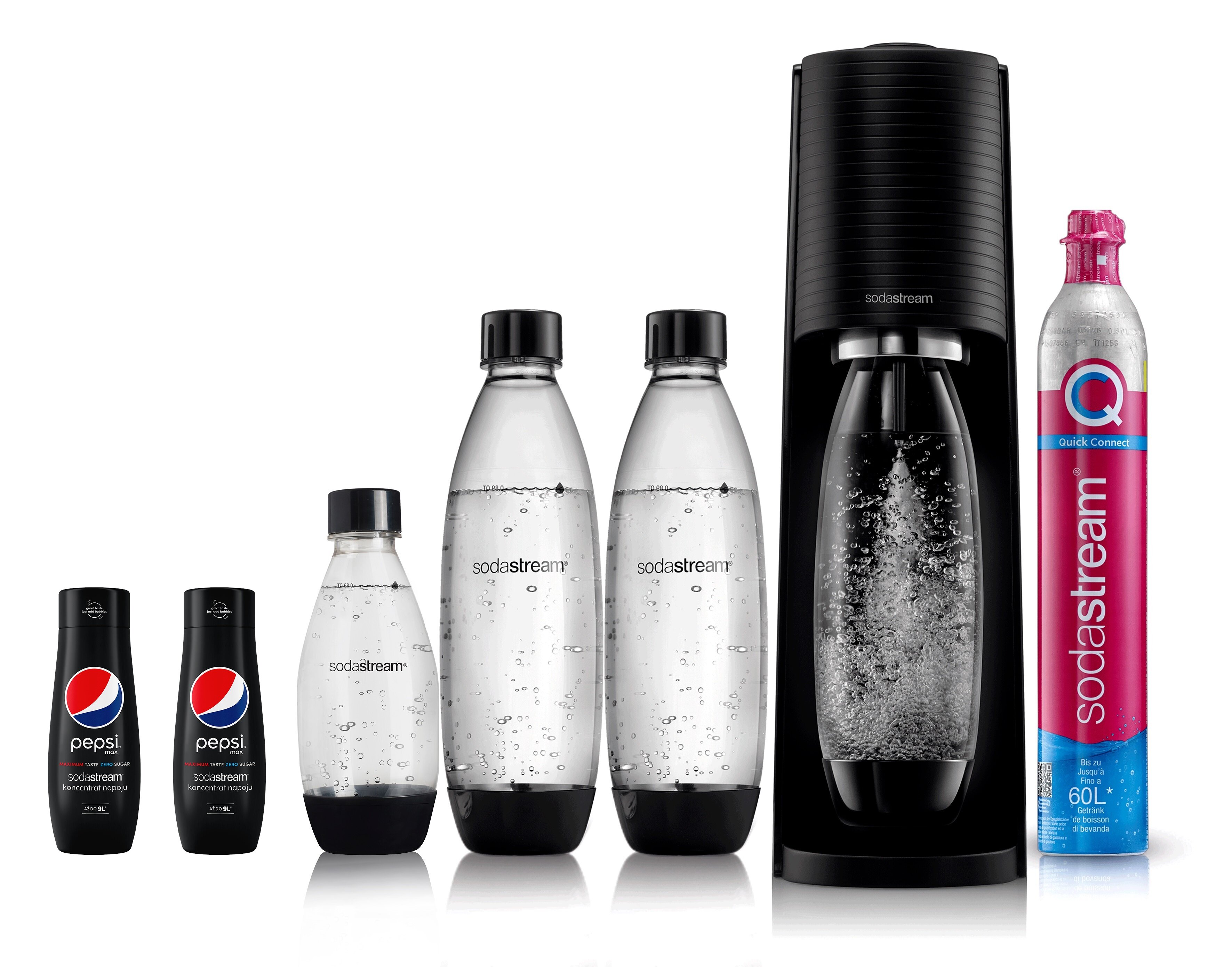 SODASTREAM Duo Czarny + 2 butelki Saturator - niskie ceny i opinie w Media  Expert