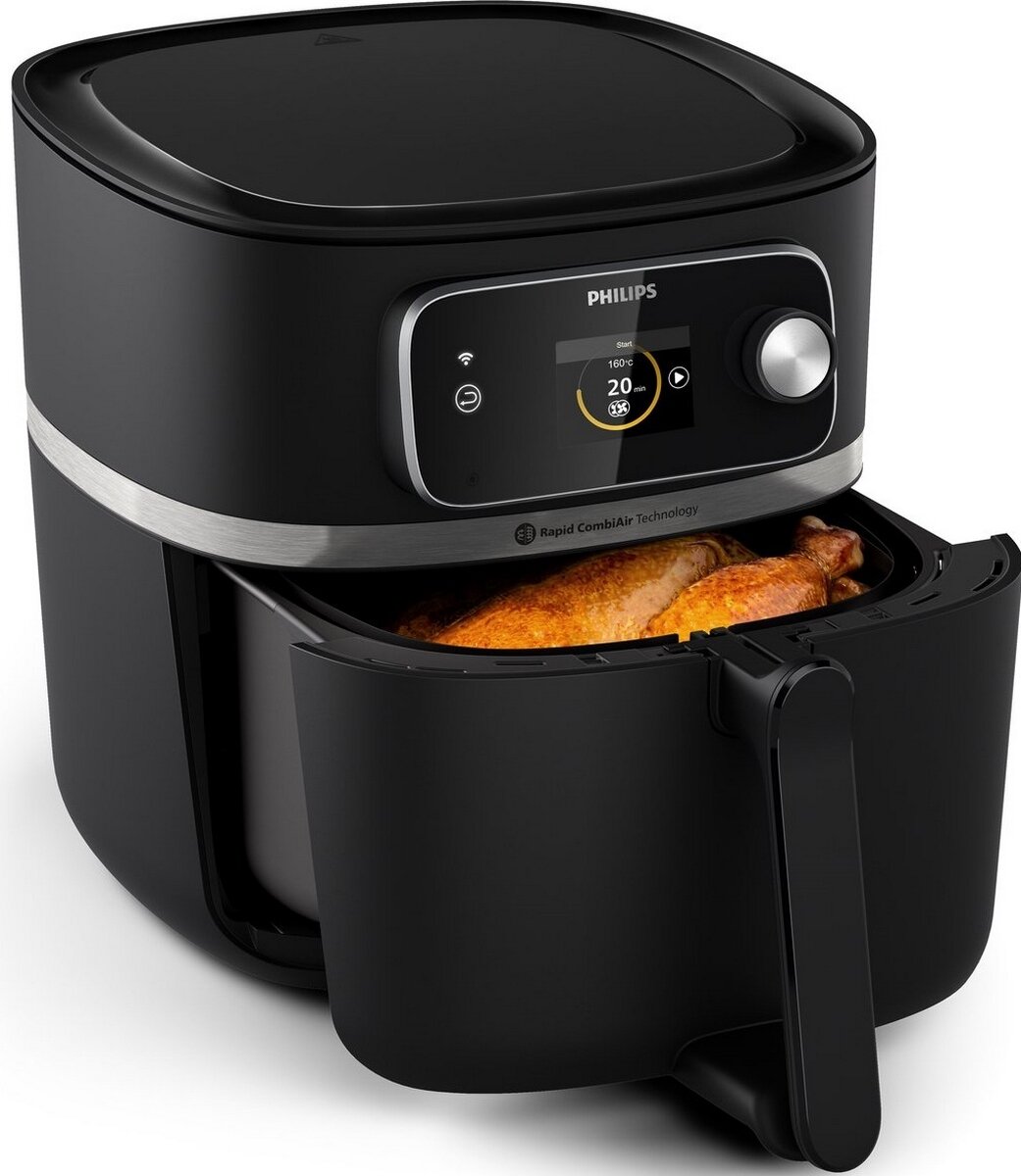 PHILIPS Ovi Smart 2.0 XXL HD9880/90 Air Fryer (Wi-Fi) z aplikacją i  termometrem Frytkownica beztłuszczowa - niskie ceny i opinie w Media Expert