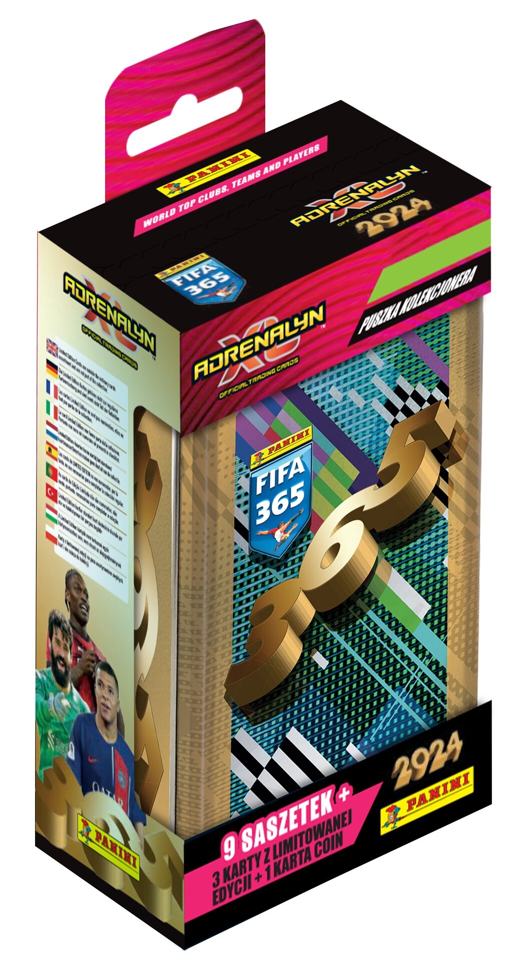 PANINI FIFA 365 Adrenalyn XL 2024 Mini puszka kolekcjonera Karty - niskie  ceny i opinie w Media Expert