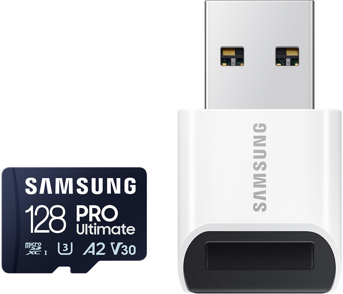 SAMSUNG Pro Ultimate microSDXC 128GB + Czytnik Karta pamięci - niskie ceny  i opinie w Media Expert