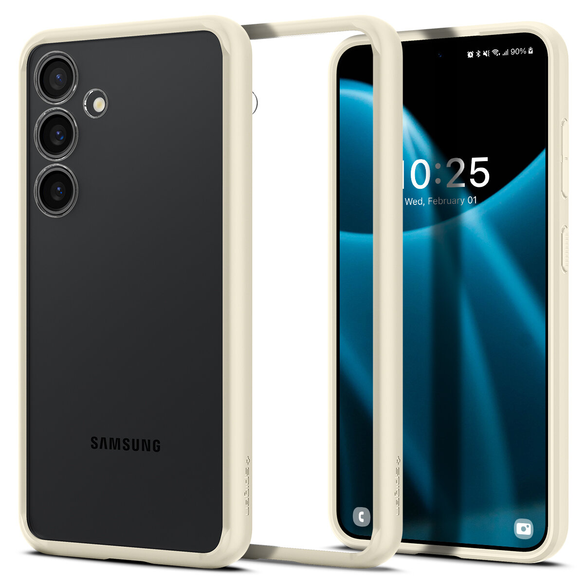 SPIGEN Ultra Hybrid do Samsung Galaxy S24 Beżowy Etui - niskie ceny i opinie  w Media Expert
