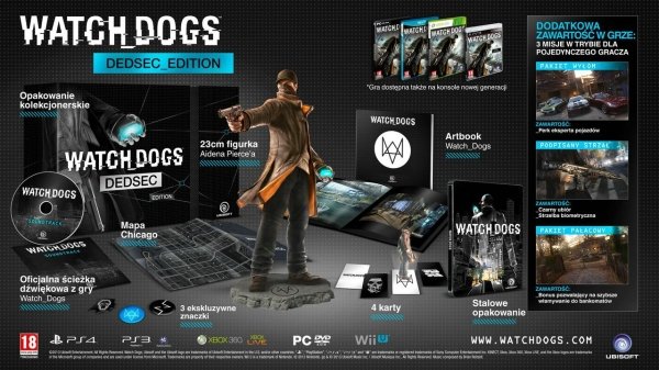 Gra PS3 Watch Dogs Edycja Dedsec - PRZEDSPRZEDAŻ - niskie ceny i opinie w Media  Expert