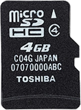 TOSHIBA microSDHC 4GB High Speed KARTA - niskie ceny i opinie w Media Expert
