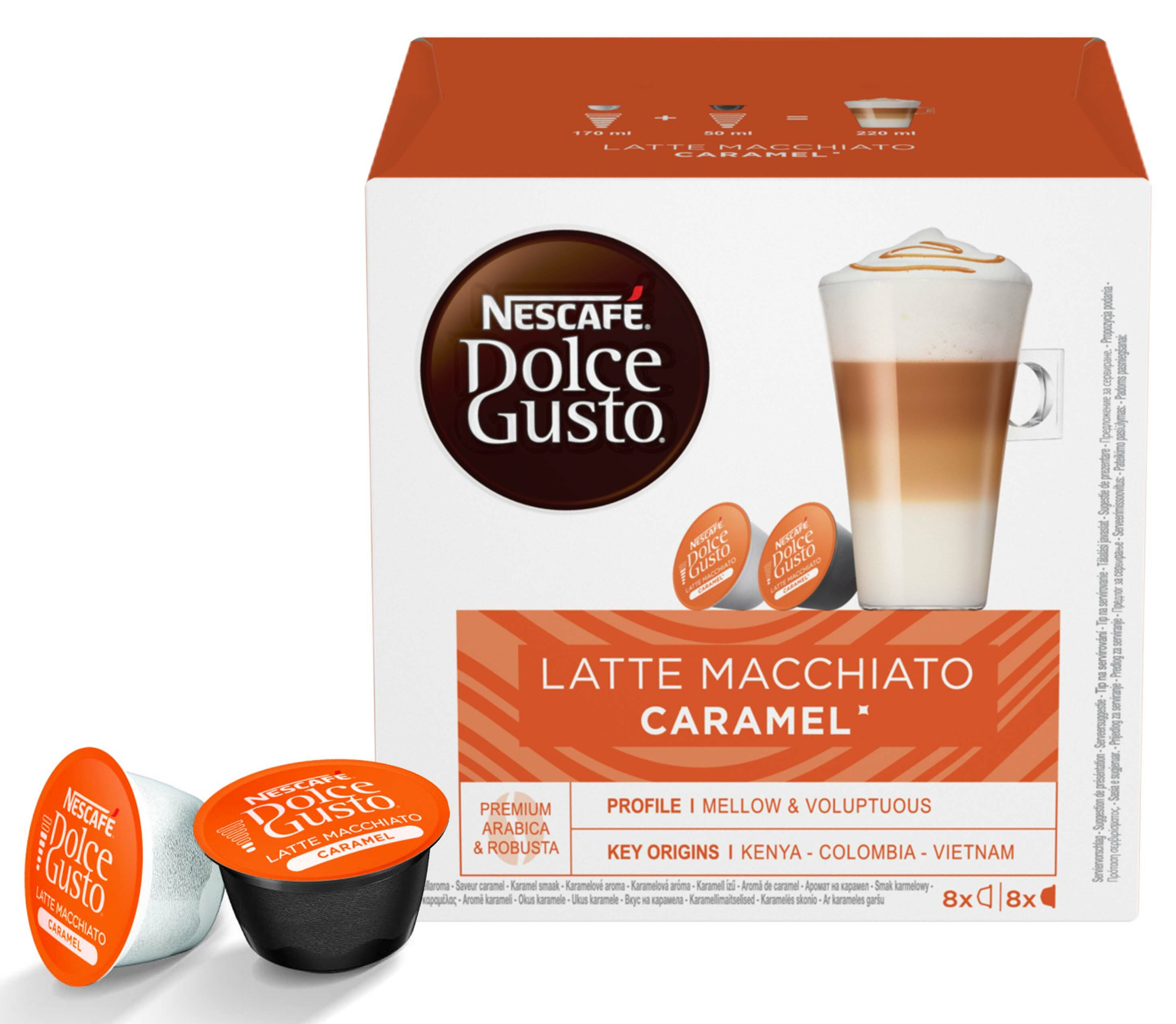 Kapsułki NESCAFE Dolce Gusto Latte Macchiato Caramel - niskie ceny i opinie  w Media Expert