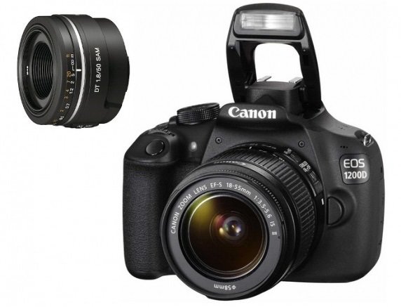 CANON EOS 1200D + Obiektyw 18-55mm Aparat - niskie ceny i opinie w Media  Expert