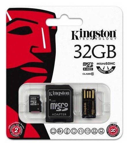 KINGSTON microSD 32GB + czytnik USB Karta pamięci - niskie ceny i opinie w  Media Expert