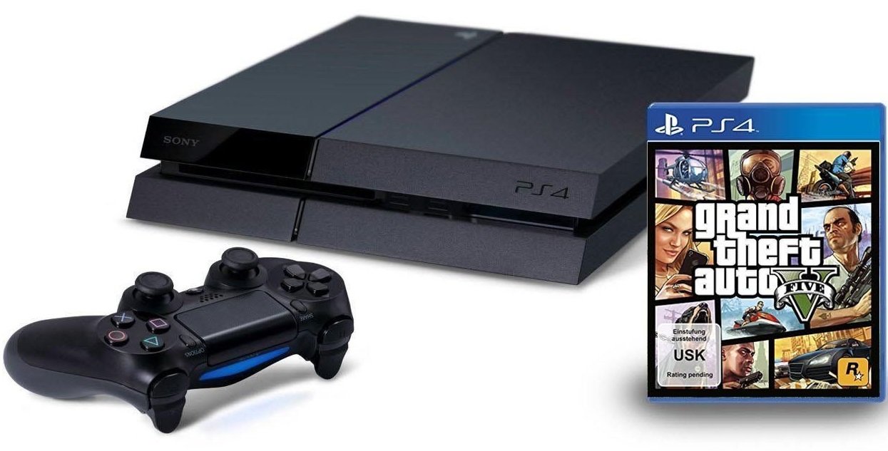 SONY Playstation 4 500 GB + Gra GTA V Konsola - niskie ceny i opinie w Media  Expert