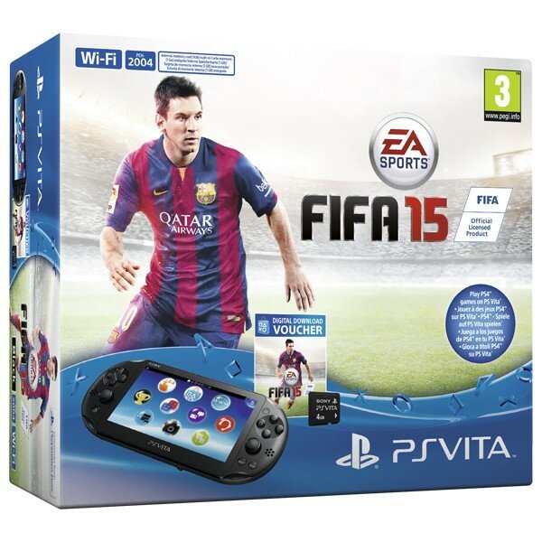 SONY PS Vita WIFI + FIFA 15 Voucher + Karta 4GB Konsola - niskie ceny i  opinie w Media Expert
