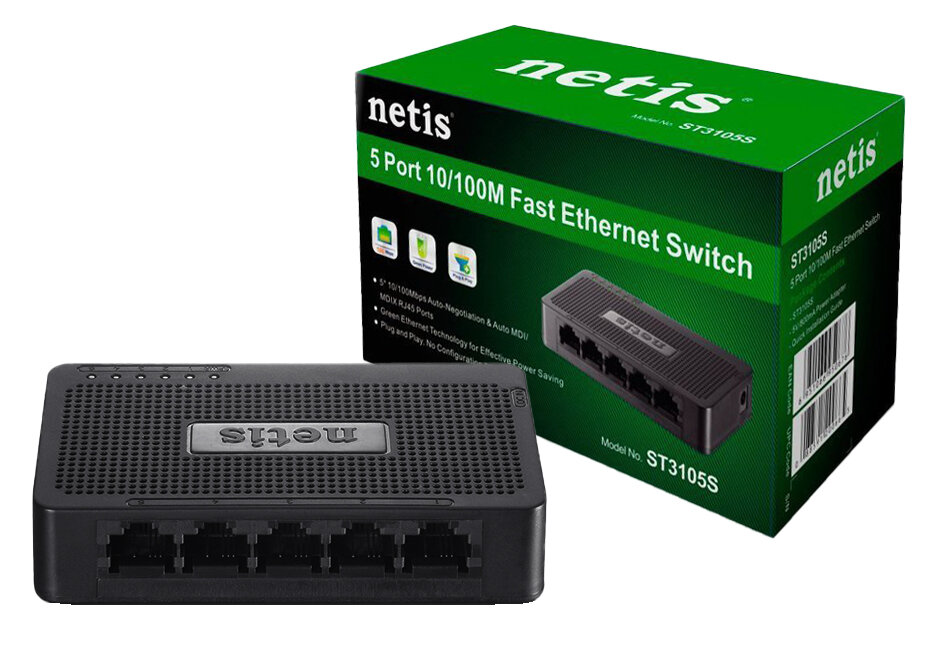 NETIS ST3105S Switch - niskie ceny i opinie w Media Expert