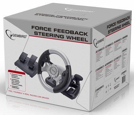 GEMBIRD STR-FFB3 Full Force Feedback (PC) Kierownica - niskie ceny i opinie  w Media Expert