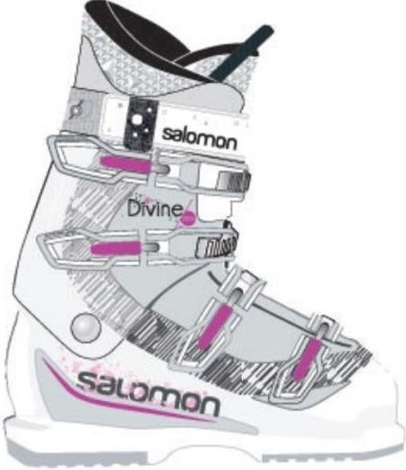 SALOMON Divine Mg (rozmiar 25.5) Biało-szary Buty narciarskie - niskie ceny  i opinie w Media Expert