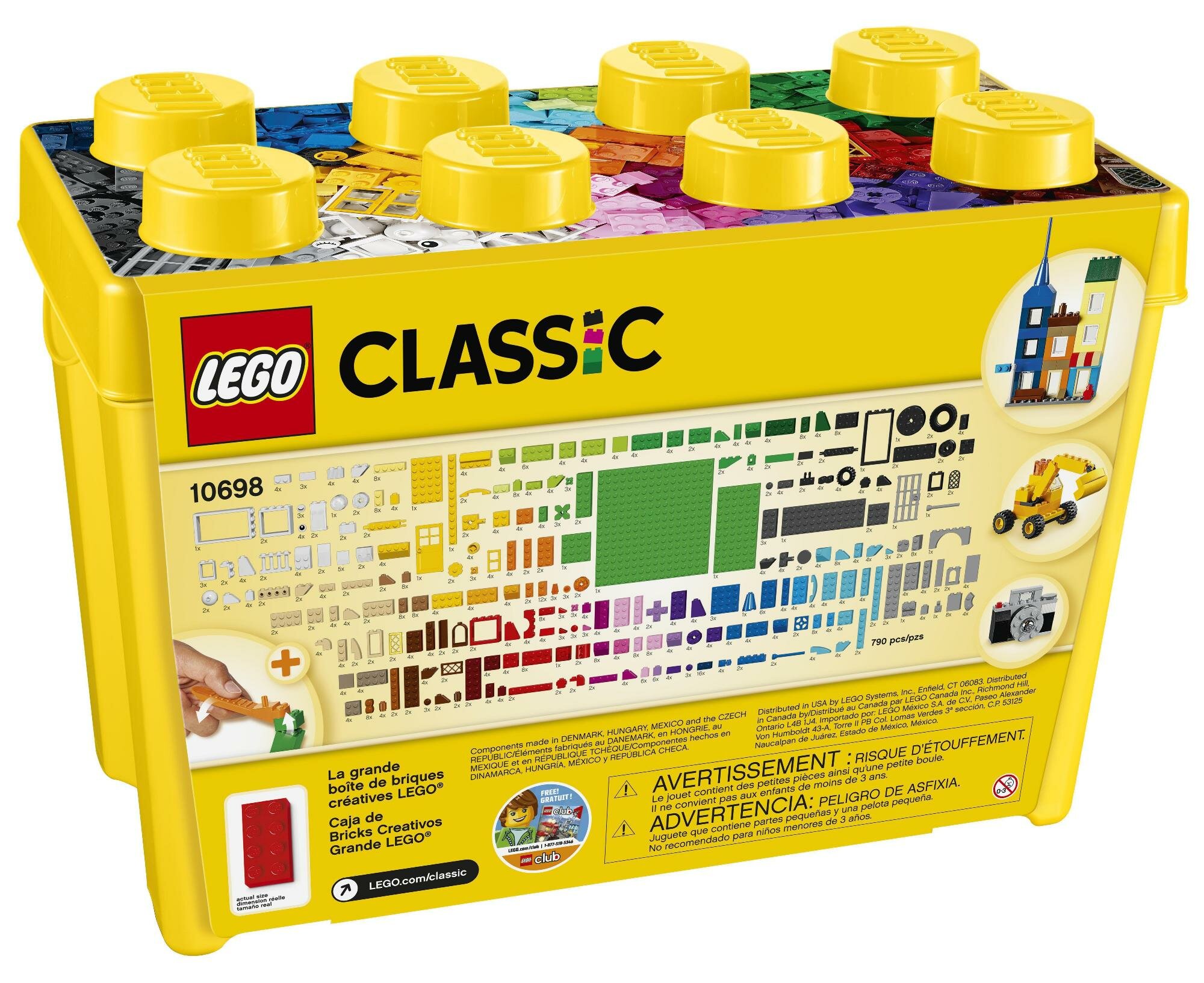 LEGO Classic Kreatywne klocki LEGO 10698 - niskie ceny i opinie w Media  Expert