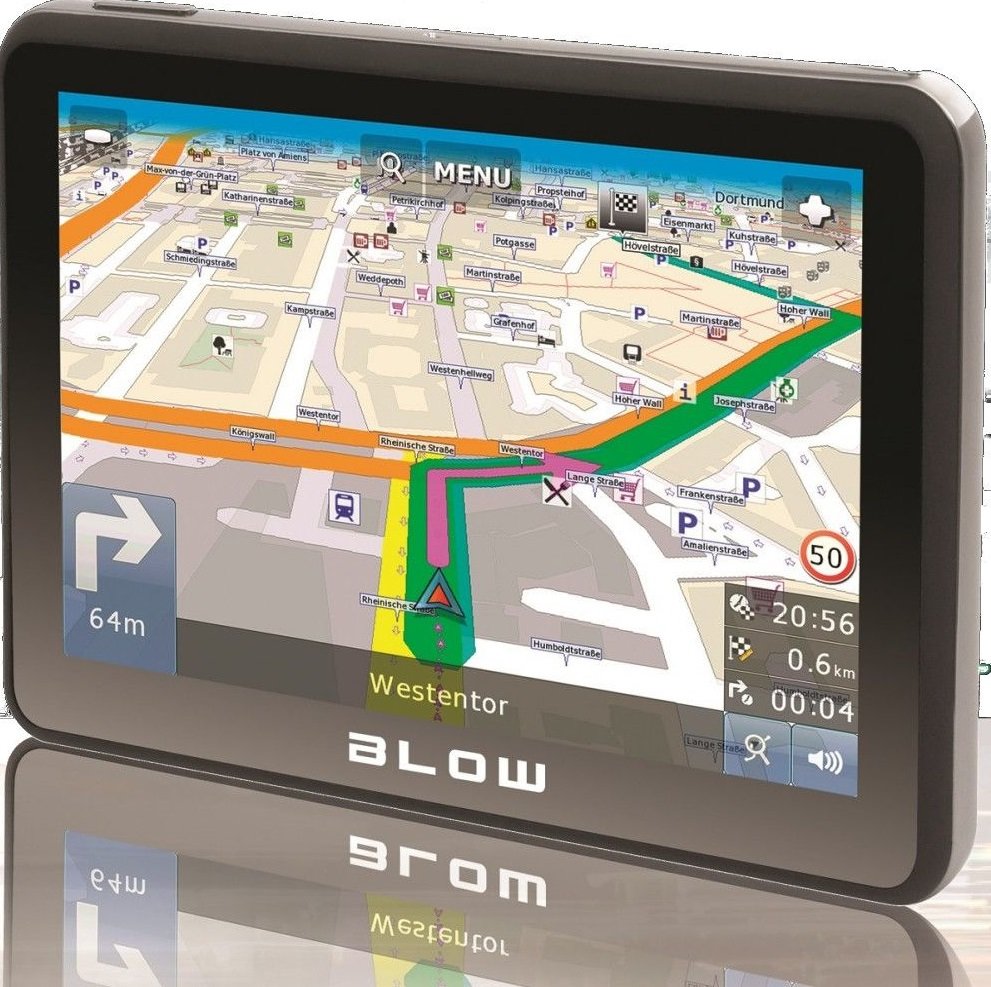 BLOW Sirocco GPS 580 Automapa Europa Nawigacja - niskie ceny i opinie w  Media Expert