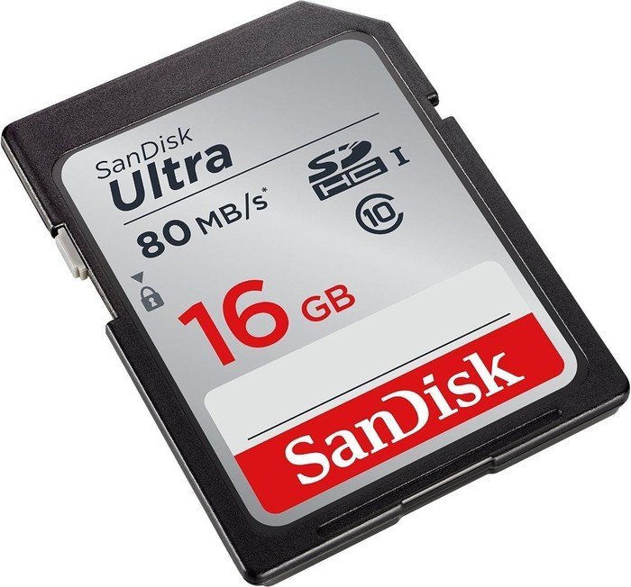 SANDISK Ultra SDHC 16GB Karta pamięci - niskie ceny i opinie w Media Expert