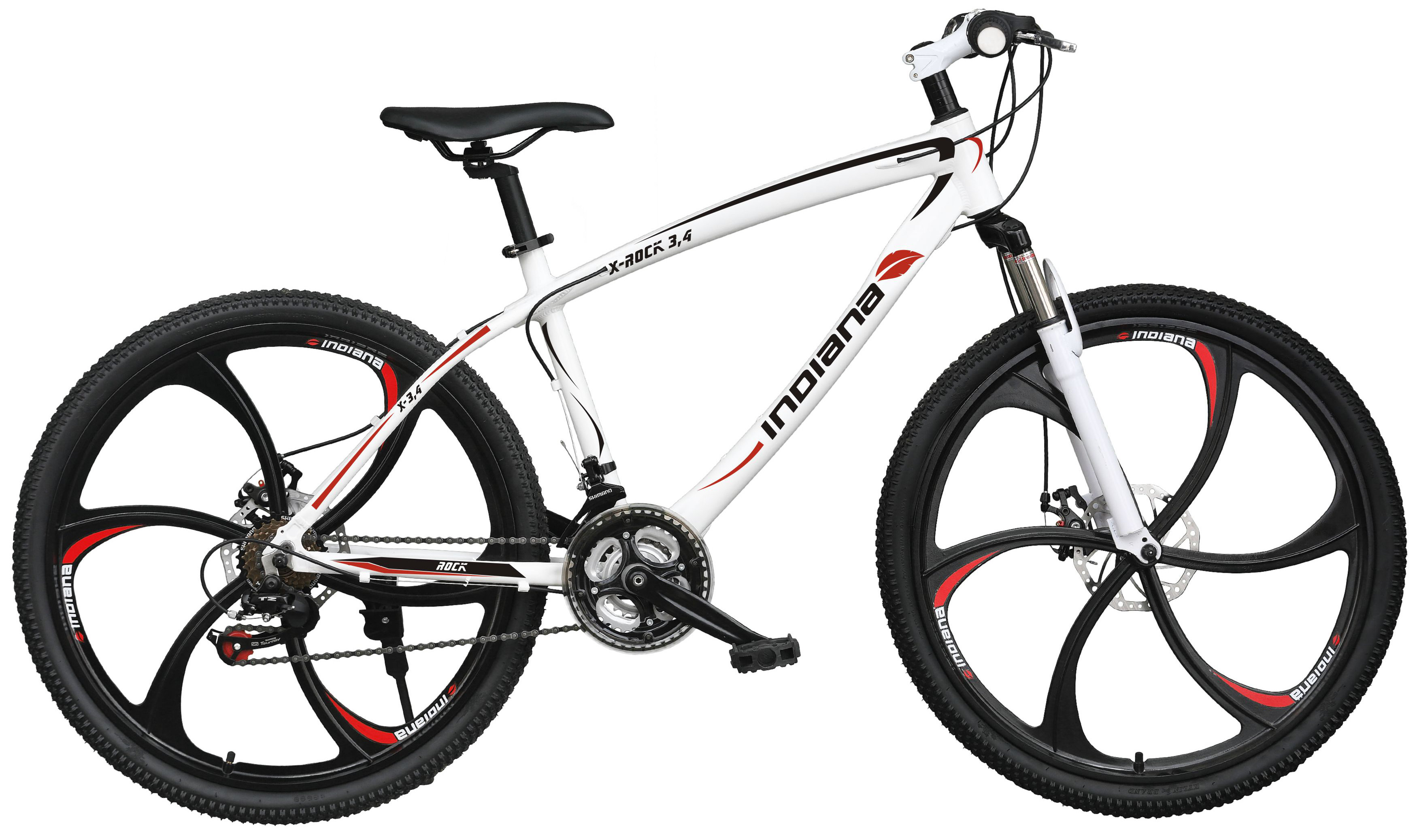 INDIANA X-Rock 3.4 Biały Rower - niskie ceny i opinie w Media Expert