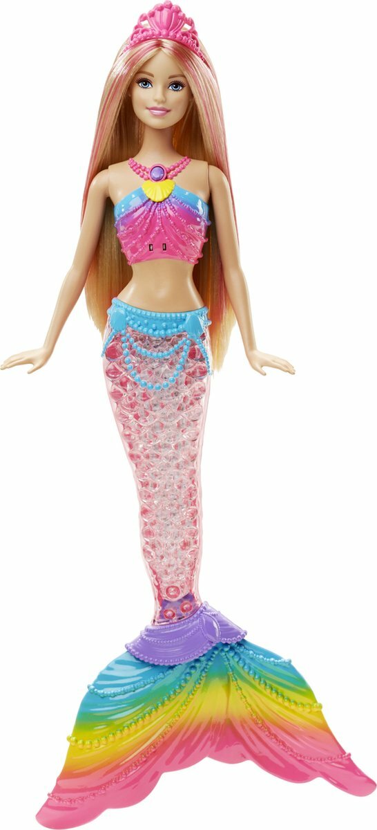 Lalka Barbie Tęczowa Syrenka - niskie ceny i opinie w Media Expert
