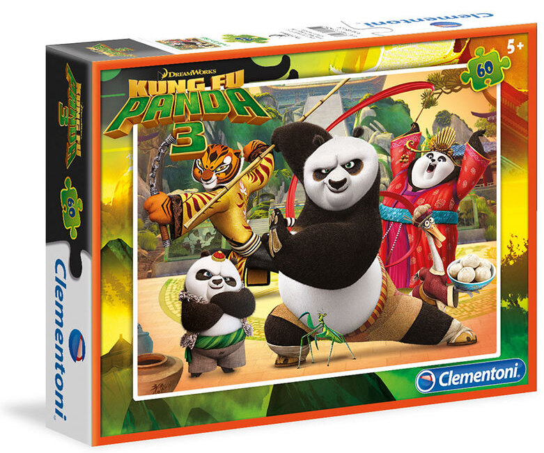 CLEMENTONI Kung Fu Panda III (60 elementów) Puzzle - niskie ceny i opinie w  Media Expert