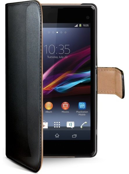 CELLY WALLY386 do Sony Xperia Z1 Compact Czarny Etui - niskie ceny i opinie  w Media Expert