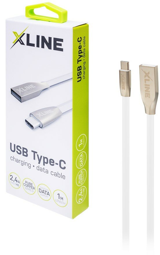 XLINE GC 1 m Kabel USB - USB Typ C - niskie ceny i opinie w Media Expert