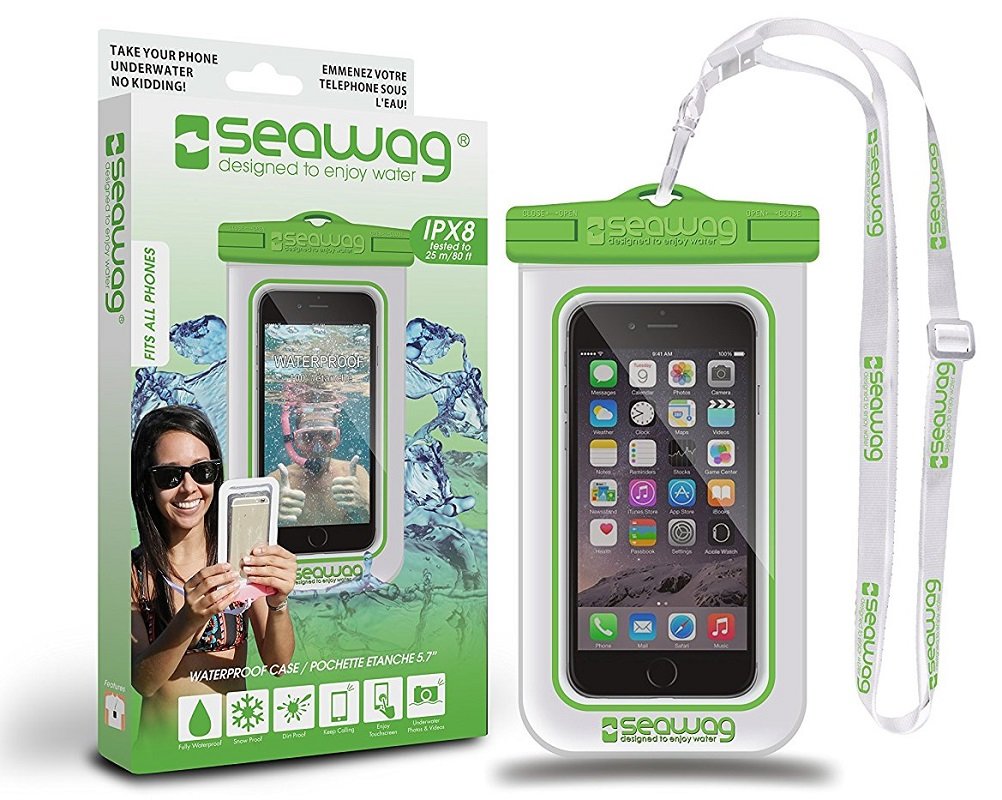 SEAWAG W4X Wodoodporne do smartfona Biało-zielony Etui - niskie ceny i  opinie w Media Expert