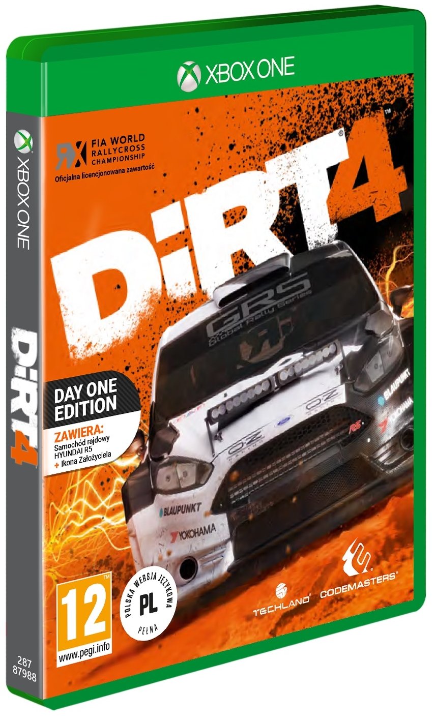 Dirt 4 Gra XBOX ONE (Kompatybilna z Xbox Series X) - niskie ceny i opinie w  Media Expert