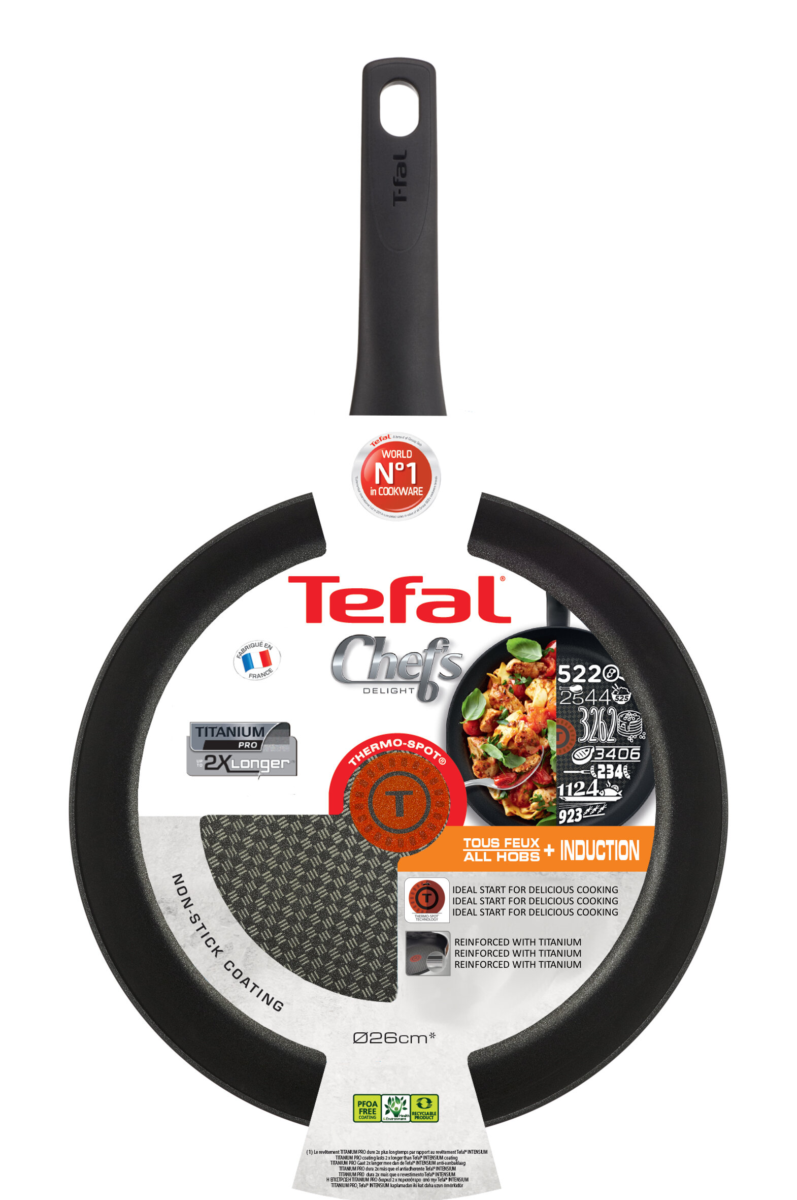 TEFAL Chef 22cm i 28cm Indukcja Zestaw patelni - niskie ceny i opinie w Media  Expert