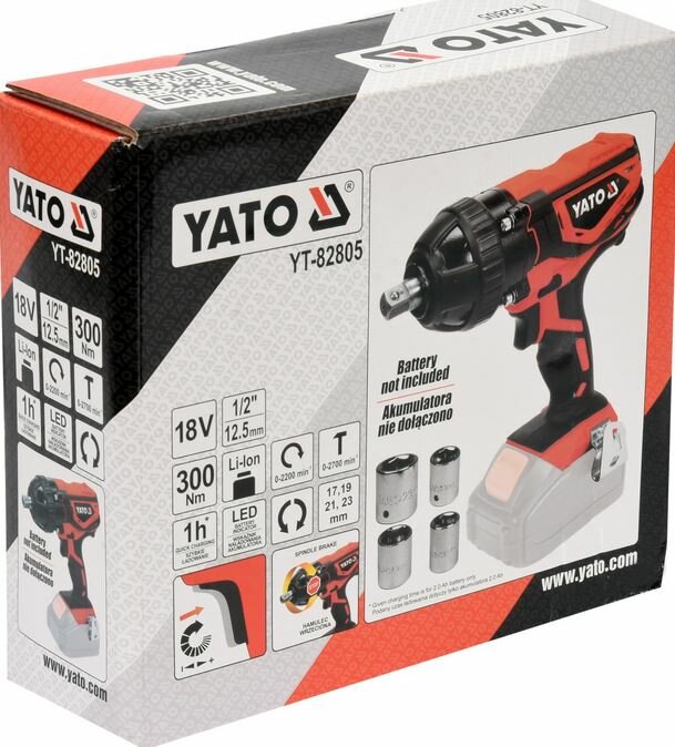YATO YT-82805 Klucz udarowy - niskie ceny i opinie w Media Expert