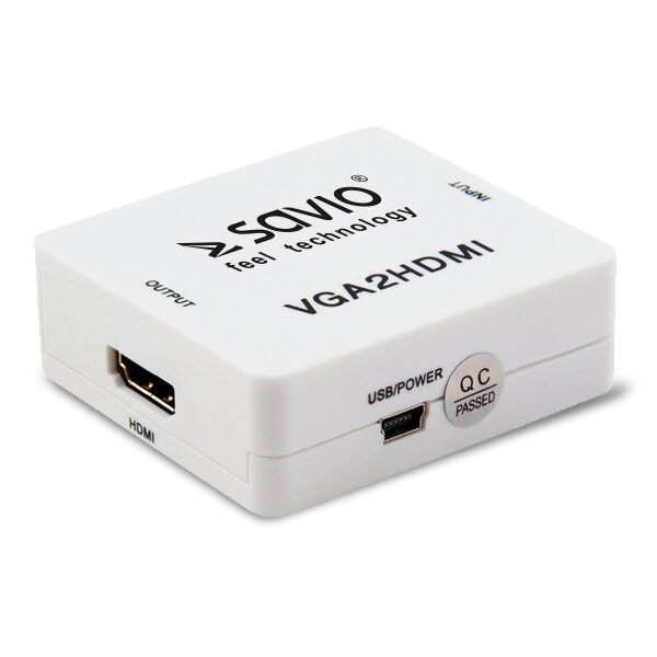 Adapter VGA - HDMI SAVIO - niskie ceny i opinie w Media Expert