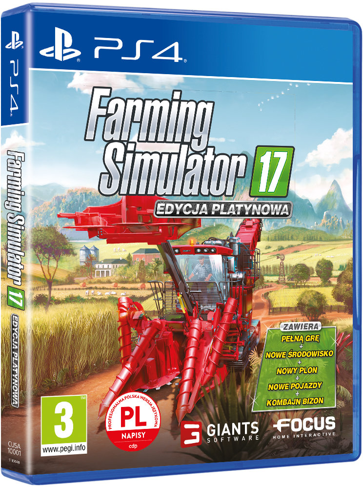 Farming Simulator 17 - Platinum Edition Gra PS4 (Kompatybilna z PS5) -  niskie ceny i opinie w Media Expert