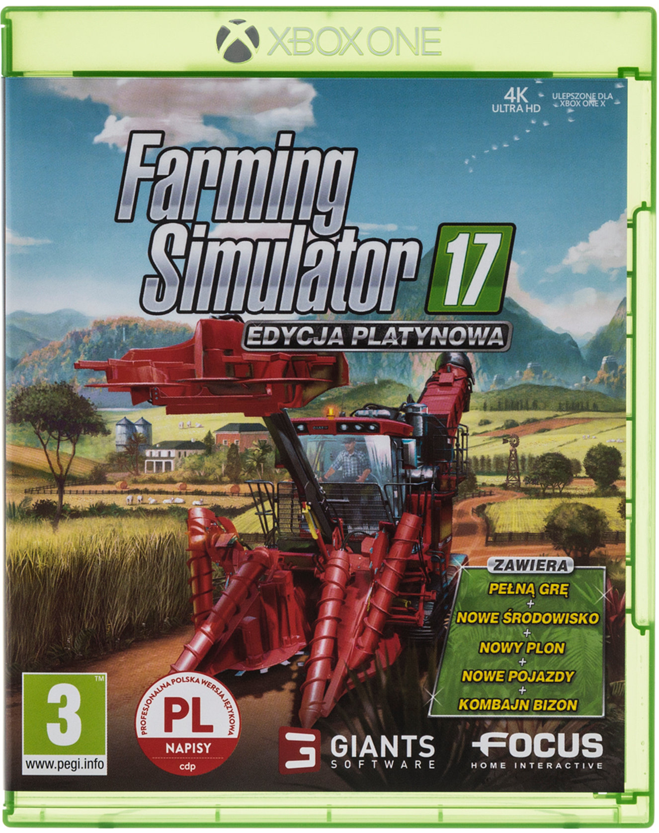 Farming Simulator 17 - Platinum Edition Gra XBOX ONE (Kompatybilna z Xbox  Series X) - niskie ceny i opinie w Media Expert