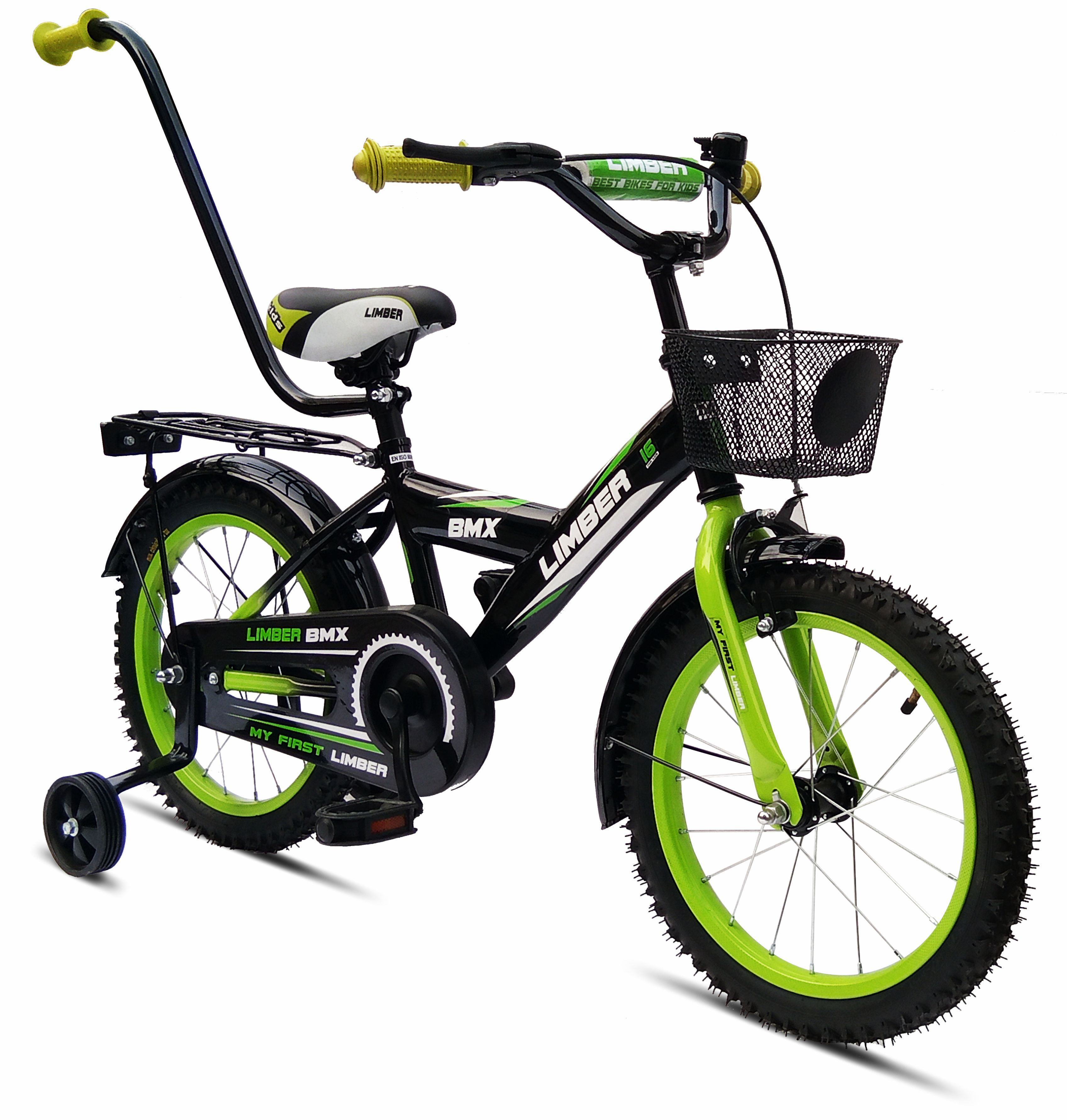 LIMBER Boy 16" Czarno-zielony Rower - niskie ceny i opinie w Media Expert