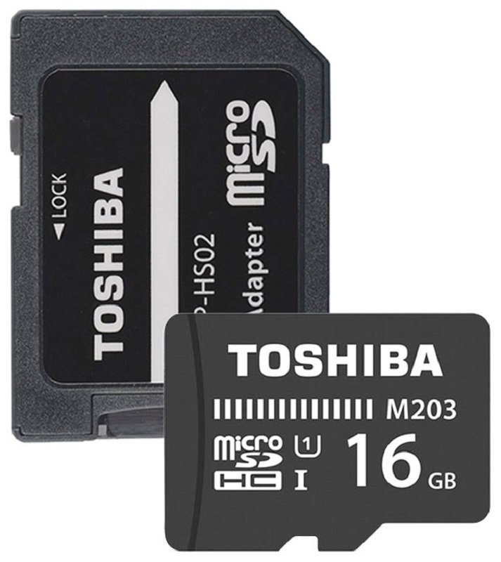 TOSHIBA MicroSD 16GB M203 UHS-I U1 Karta pamięci - niskie ceny i opinie w  Media Expert