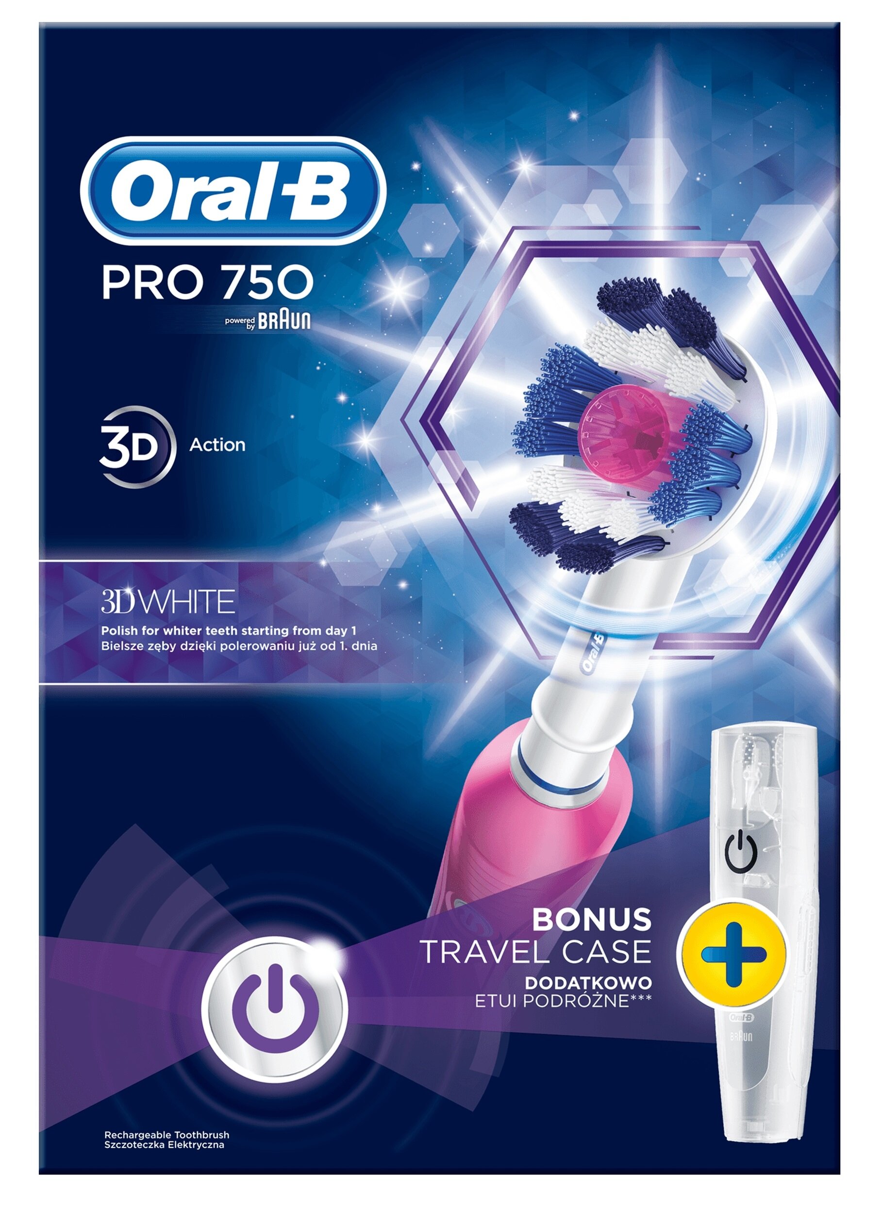Oral-B Pro 750 Szczoteczka rotacyjna - niskie ceny i opinie w Media Expert