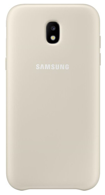 SAMSUNG Dual Layer do Samsung Galaxy J5 2017 Złoty Etui - niskie ceny i  opinie w Media Expert