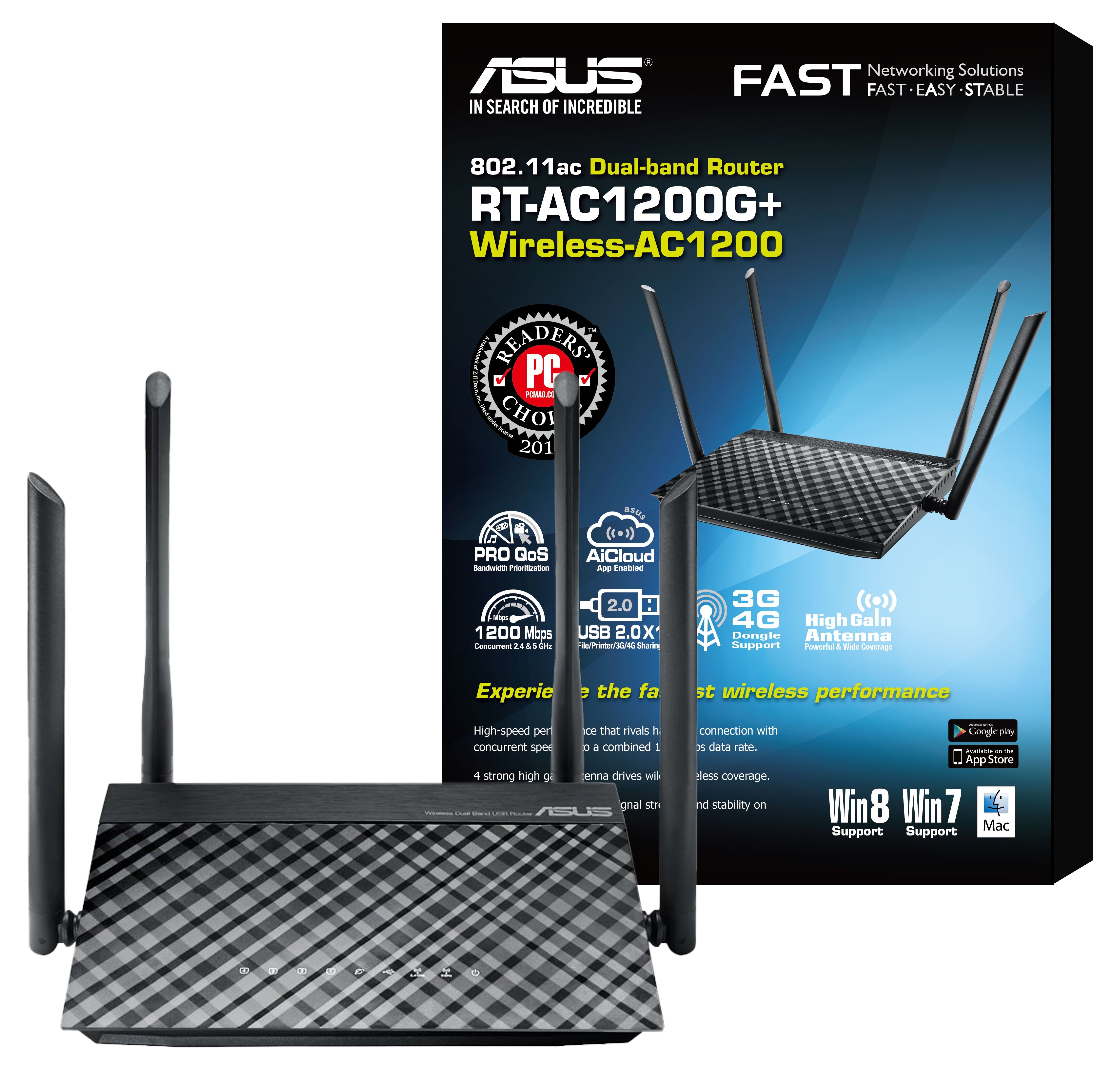 ASUS RT-AC1200 Router - niskie ceny i opinie w Media Expert
