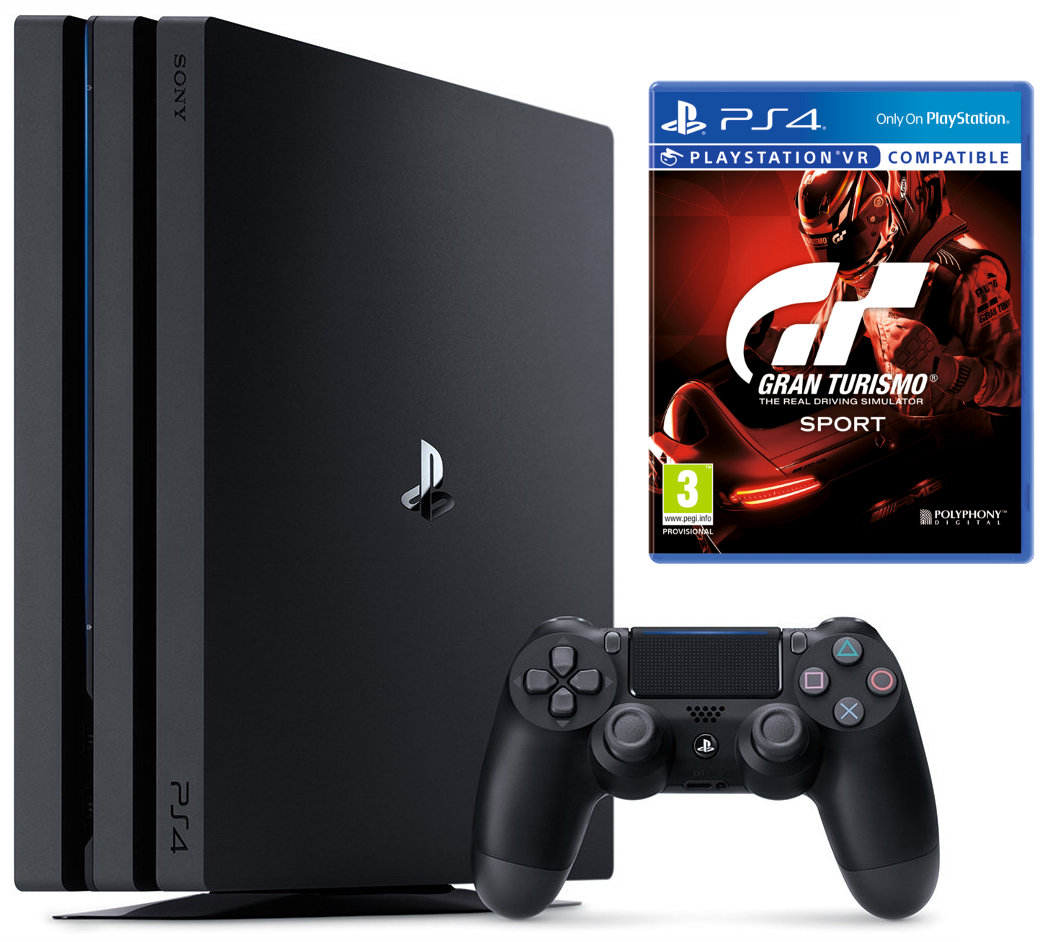 SONY PlayStation 4 Pro 1TB + Gra Gran Turismo Sport Konsola - niskie ceny i  opinie w Media Expert