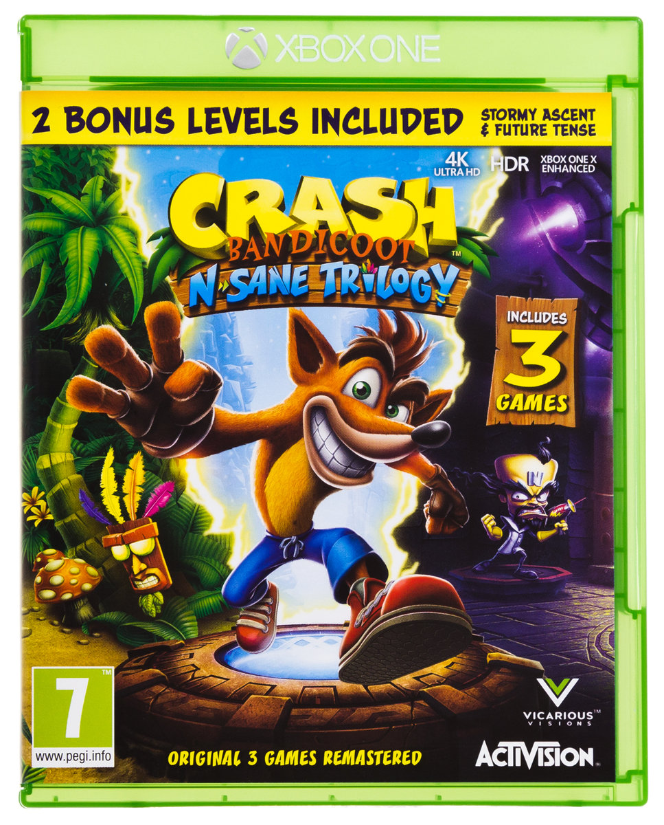 Crash Bandicoot N. Sane Trilogy Gra XBOX ONE (Kompatybilna z Xbox Series X)  - niskie ceny i opinie w Media Expert