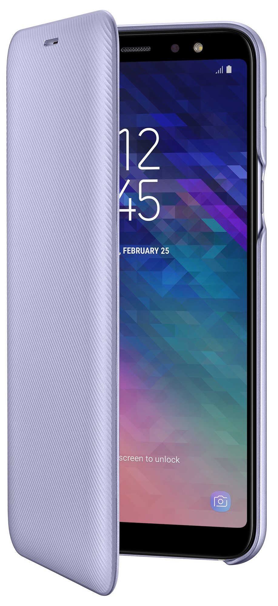 SAMSUNG Wallet Cover do Samsung Galaxy A6 Plus 2018 Fioletowy Etui - niskie  ceny i opinie w Media Expert