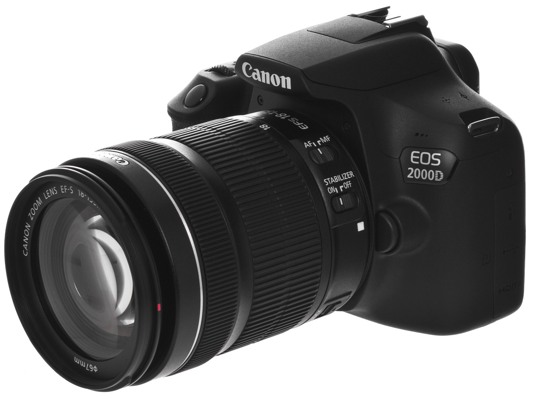 CANON EOS 2000D + Obiektyw 18-55mm + Obiektyw 75-300mm Aparat - niskie ceny  i opinie w Media Expert