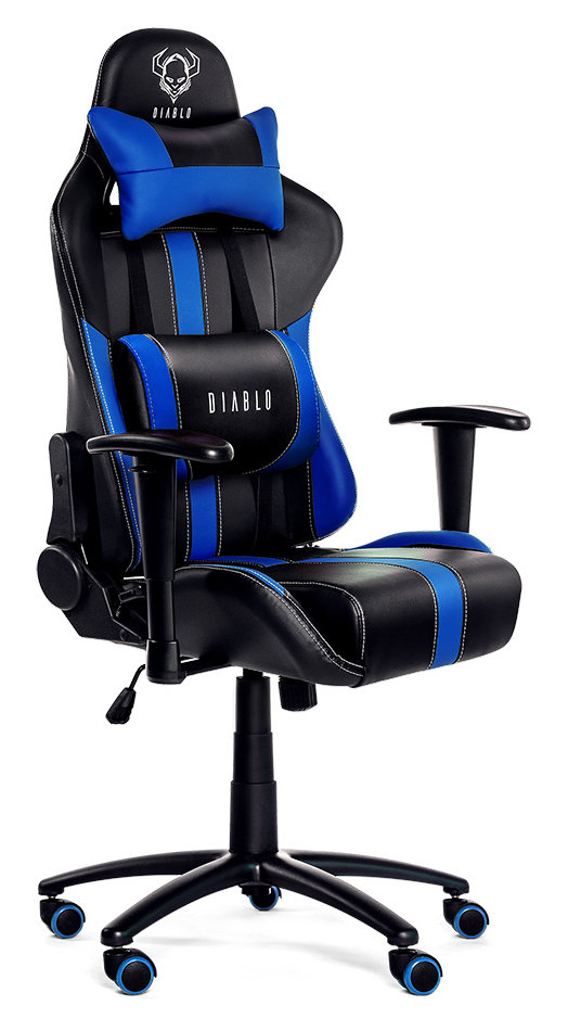 DIABLO CHAIRS X-Player Czarno-niebieski Fotel - niskie ceny i opinie w Media  Expert