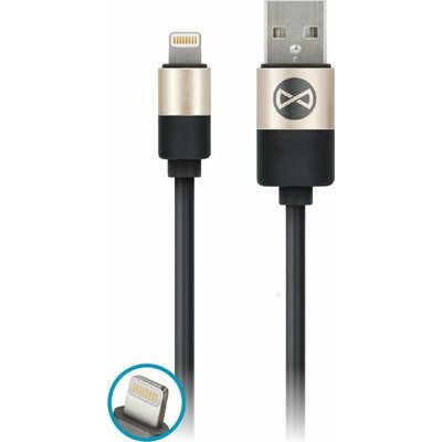 Фото - Кабель FOREVER Kabel USB - Lightning  Modern GSM032574 1m Czarny 