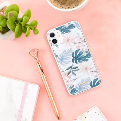 Фото - Чохол CRONG Etui  Flower Case do Apple iPhone 12 Mini Biały 