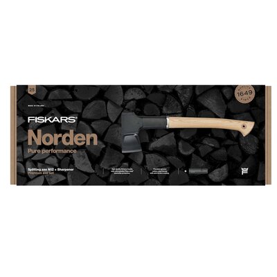 Zdjęcia - Siekiera Fiskars   N12 FSC 1.3 kg + Ostrzałka XSHARP 1052277 N12 FSC + Ostrz 