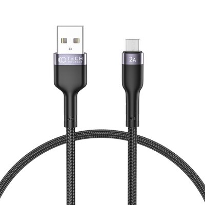 Фото - Кабель Tech-Protect Kabel USB - Micro USB  UltraBoost 2.4A 0.25 m 