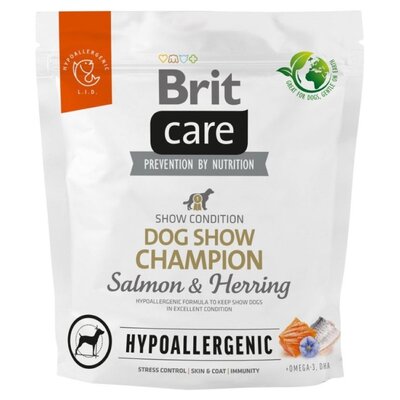 Karma dla psa BRIT Care Dog Hypoallergenic Dog Show Champion Łosoś i śledź 1 kg