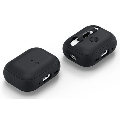 Zdjęcia - Etui na słuchawki Spigen   Silicone Fit Strap do Apple Airpods Pro 1/2 Czarn 