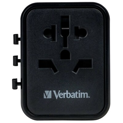 Фото - Зарядний пристрій Verbatim Adapter podróżny  UTA-01 2 x USB  (Globalny)