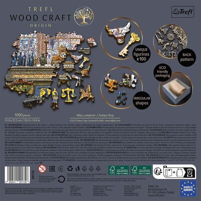 Фото - Пазли й мозаїки Trefl Puzzle  Wood Craft Sklep z antykami 20175  (1000 elementów)