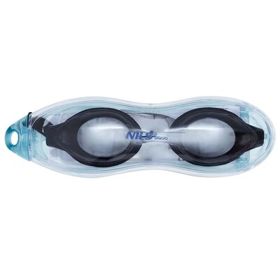 Zdjęcia - Okulary do pływania Aqua Okulary pływackie NILS  NQG130AF Czarny filtr UV 