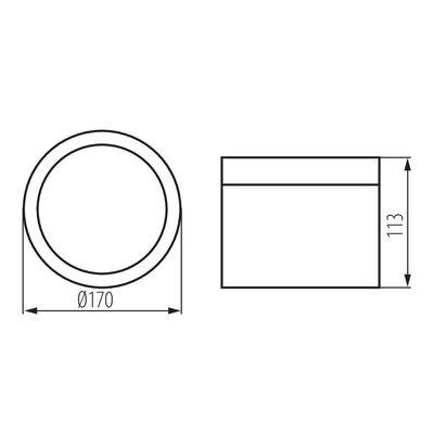 Zdjęcia - Żyrandol / lampa Kanlux Oprawa sufitowa  Tiberi Pro NT30W-940W Biały 